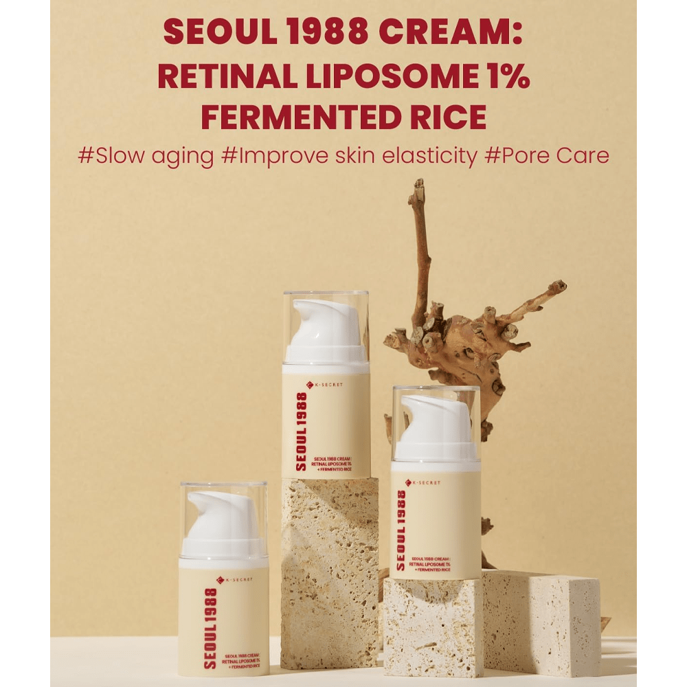 K Secret Seoul 1988 Cream Retinal Liposome 1% + Fermented Rice - 50 Ml
