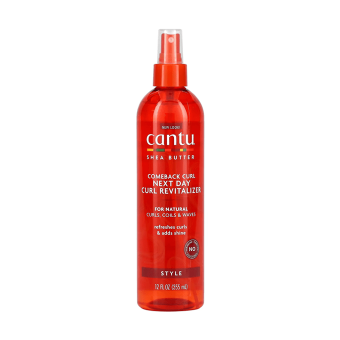 Cantu Shea Butter Comeback Curl Next Day Curl Revitalizer Spray for Natural Hair - 355ml