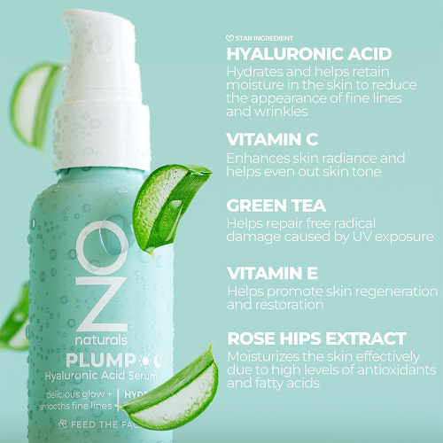 OZNaturals Hyaluronic Acid Facial Serum - 30ml