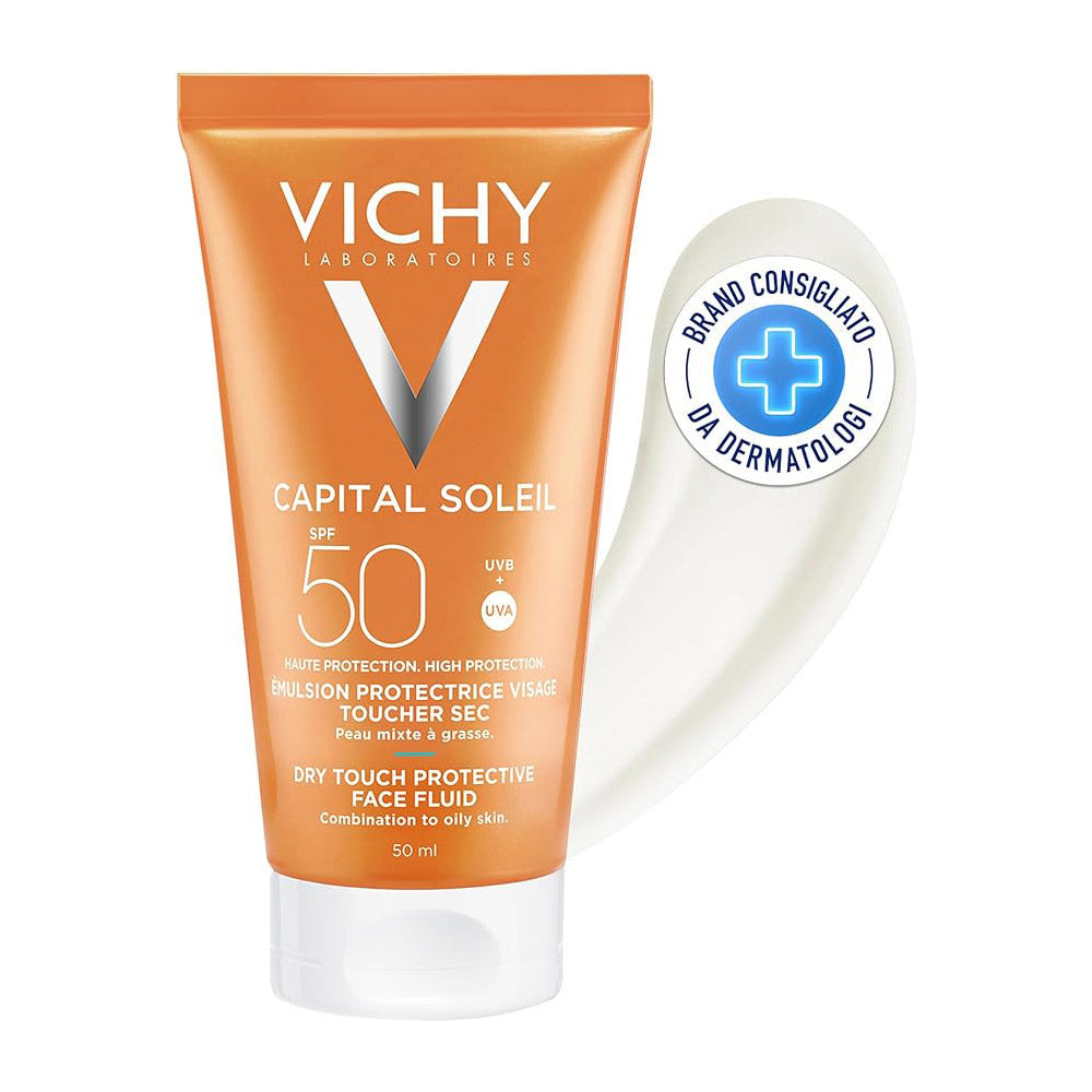 Vichy Ideal Soleil Mattifying Face Fluid Dry Touch Spf 50, 50 ml