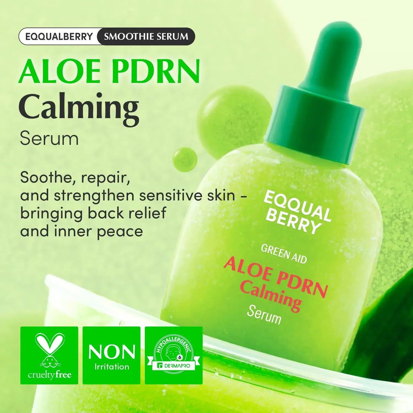 EQQUALBERRY - Aloe PDRN Calming Serum